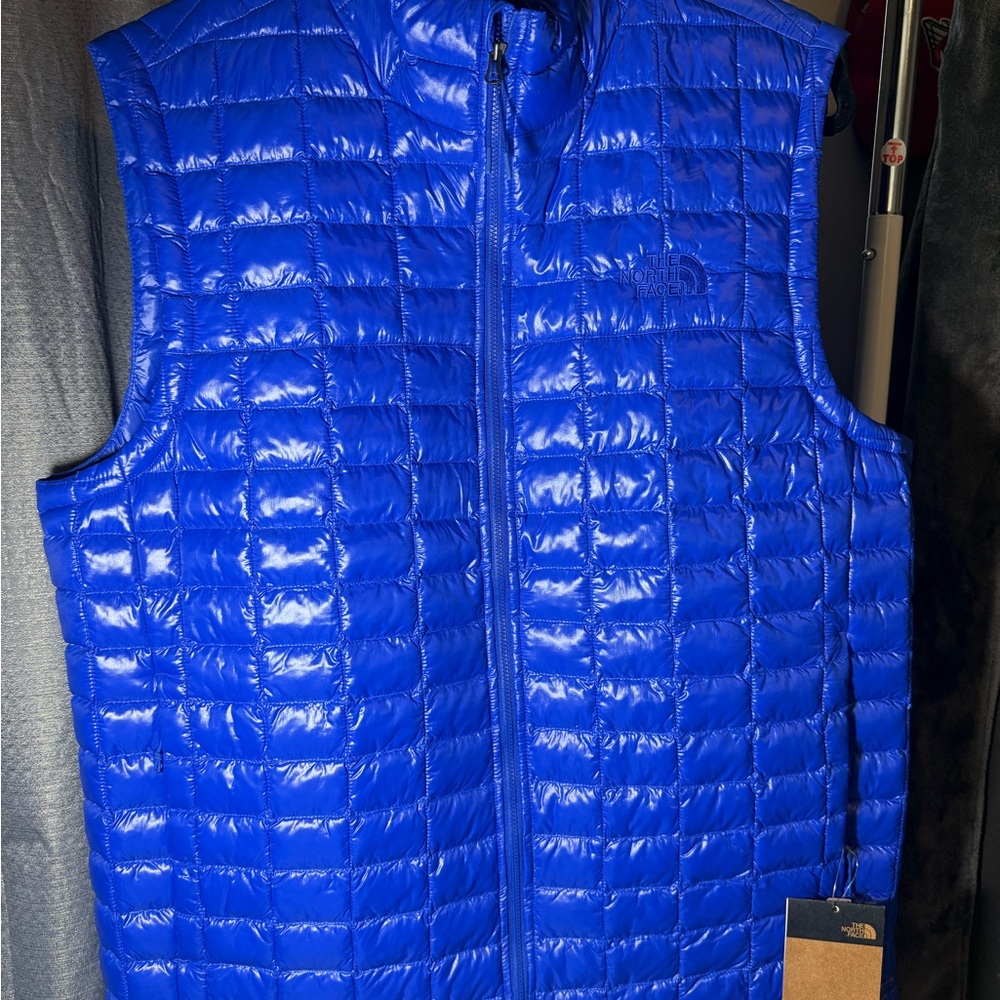 The North Face Men's Vibrant Blue Puffer Vest NWT